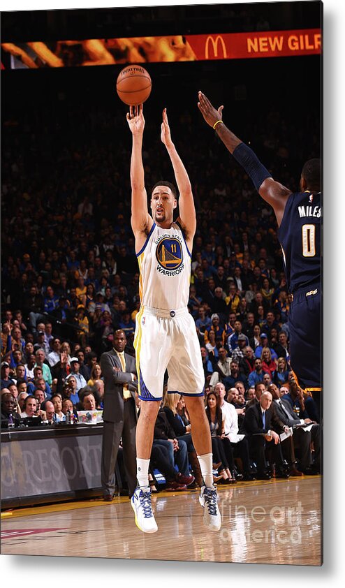 Klay Thompson Metal Print featuring the photograph Klay Thompson #10 by Noah Graham