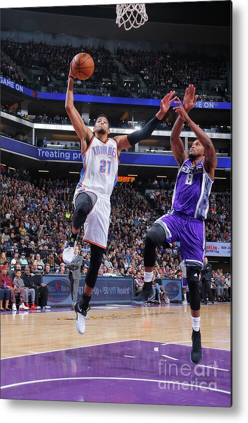 Nba Pro Basketball Metal Print featuring the photograph Rudy Gay by Rocky Widner