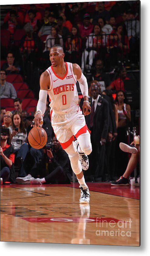 Russell Westbrook Metal Print featuring the photograph Russell Westbrook #10 by Bill Baptist