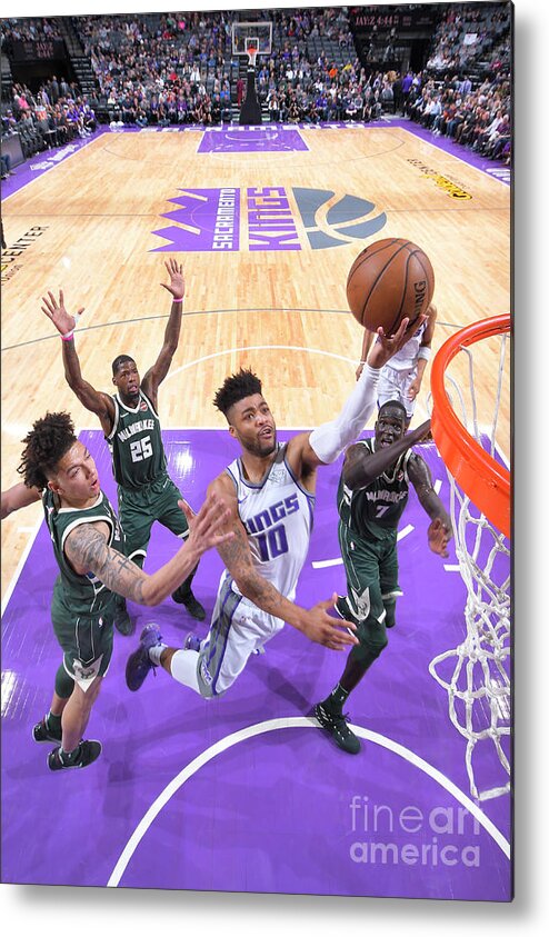 Nba Pro Basketball Metal Print featuring the photograph Frank Mason by Rocky Widner