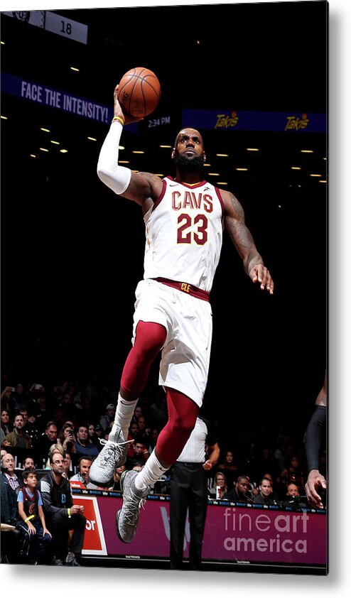 Lebron James Metal Print featuring the photograph Lebron James #118 by Nathaniel S. Butler