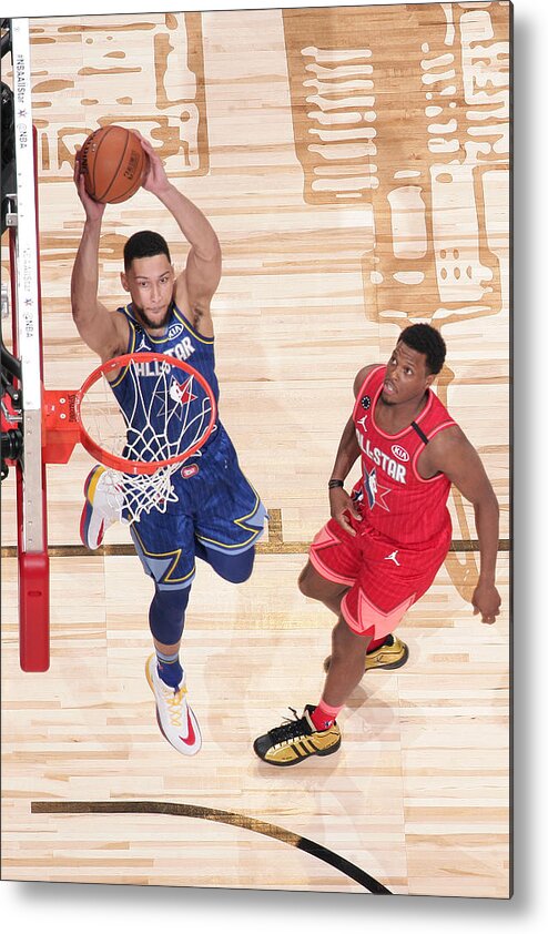 Nba Pro Basketball Metal Print featuring the photograph Ben Simmons by Nathaniel S. Butler