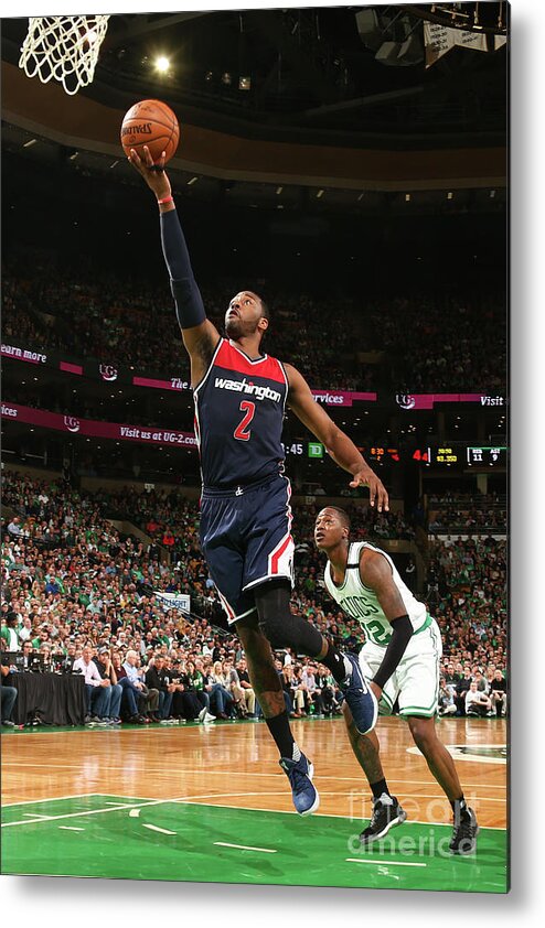 Playoffs Metal Print featuring the photograph John Wall by Ned Dishman