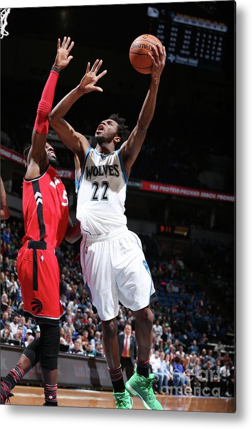 Andrew Wiggins Metal Print featuring the photograph Andrew Wiggins #13 by David Sherman