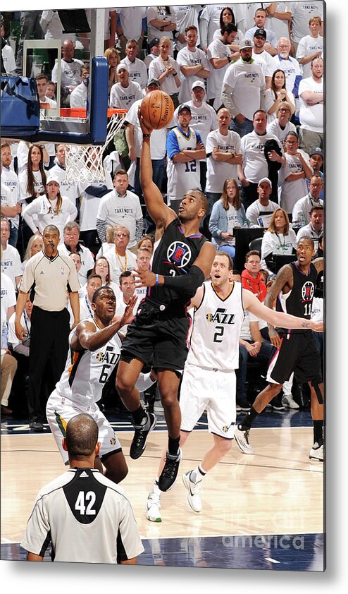 Playoffs Metal Print featuring the photograph Chris Paul by Andrew D. Bernstein