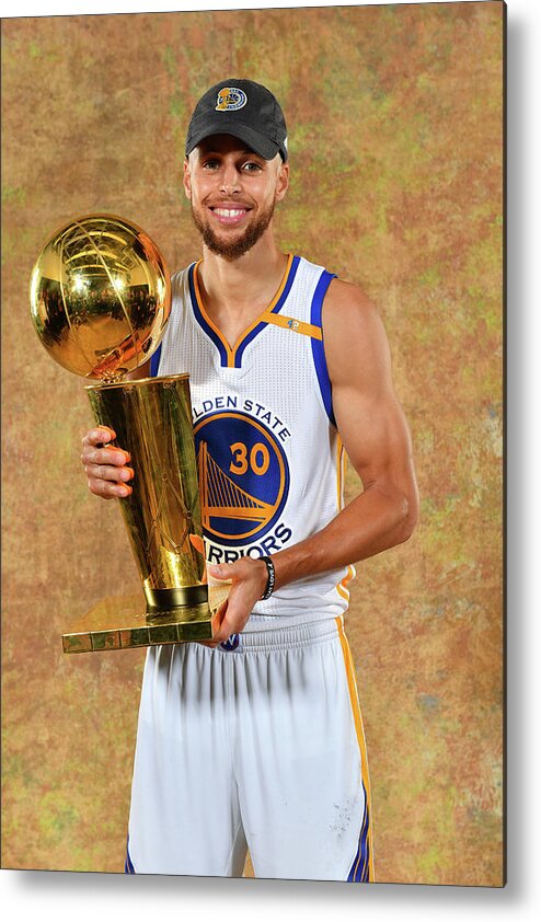 Stephen Curry Metal Print featuring the photograph Stephen Curry #13 by Jesse D. Garrabrant