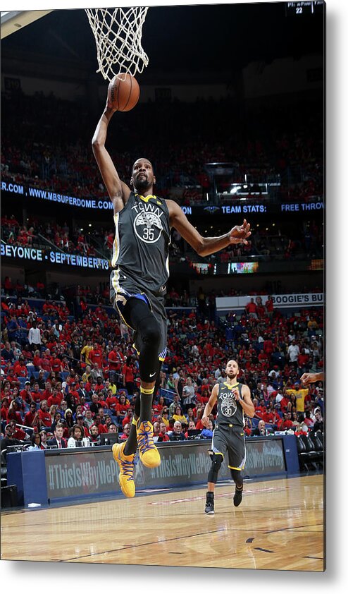 Smoothie King Center Metal Print featuring the photograph Kevin Durant by Layne Murdoch