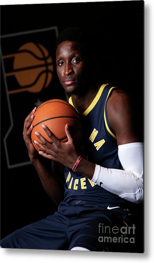 Media Day Metal Print featuring the photograph Victor Oladipo by Ron Hoskins