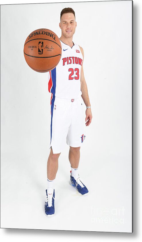 Blake Griffin Metal Print featuring the photograph Blake Griffin #17 by Chris Schwegler