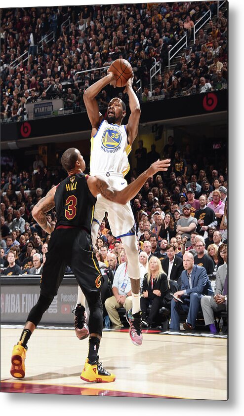 Kevin Durant Metal Print featuring the photograph Kevin Durant #17 by Andrew D. Bernstein