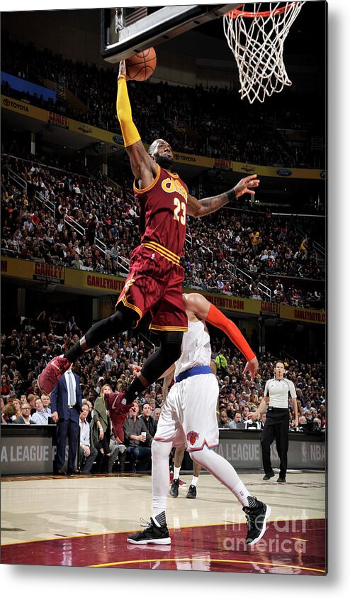 Nba Pro Basketball Metal Print featuring the photograph Lebron James by David Liam Kyle