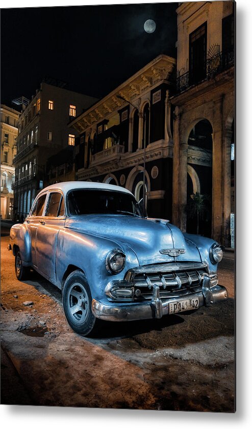 American Car Metal Print featuring the photograph 1953 Chevrolet Deluxe by Micah Offman