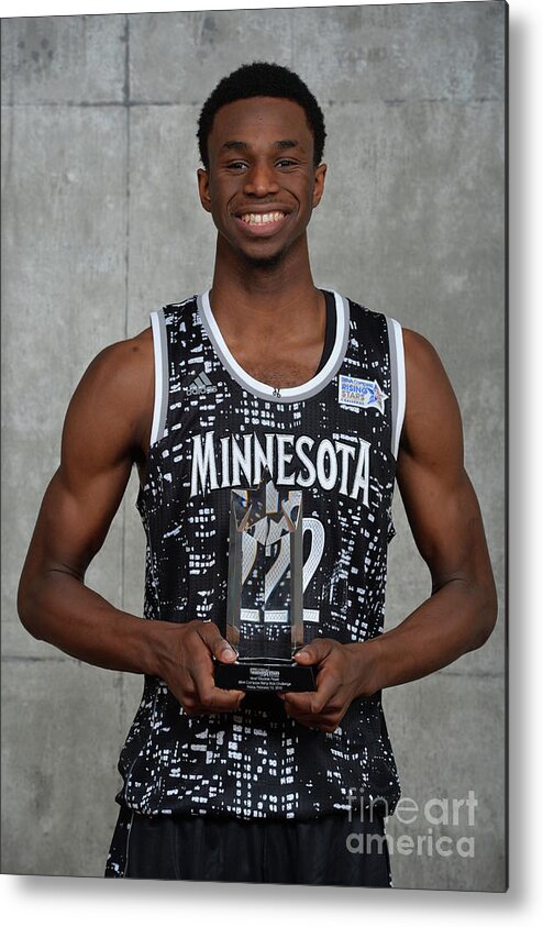 Nba Pro Basketball Metal Print featuring the photograph Andrew Wiggins by Jesse D. Garrabrant