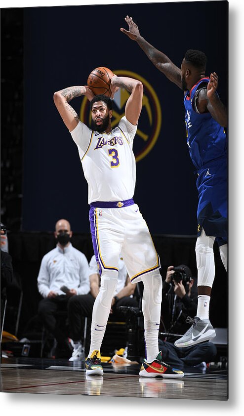 Anthony Davis Metal Print featuring the photograph Anthony Davis #2 by Garrett Ellwood