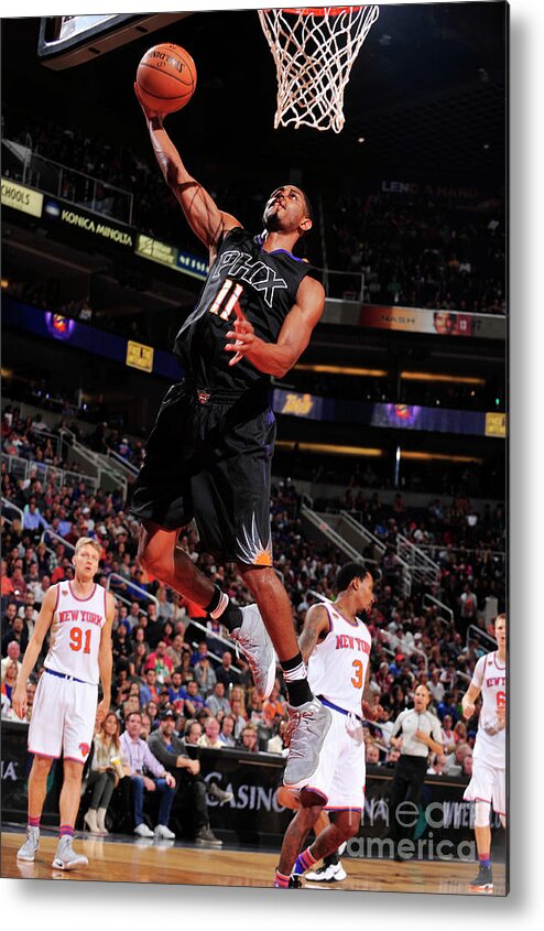 Nba Pro Basketball Metal Print featuring the photograph Brandon Knight by Barry Gossage