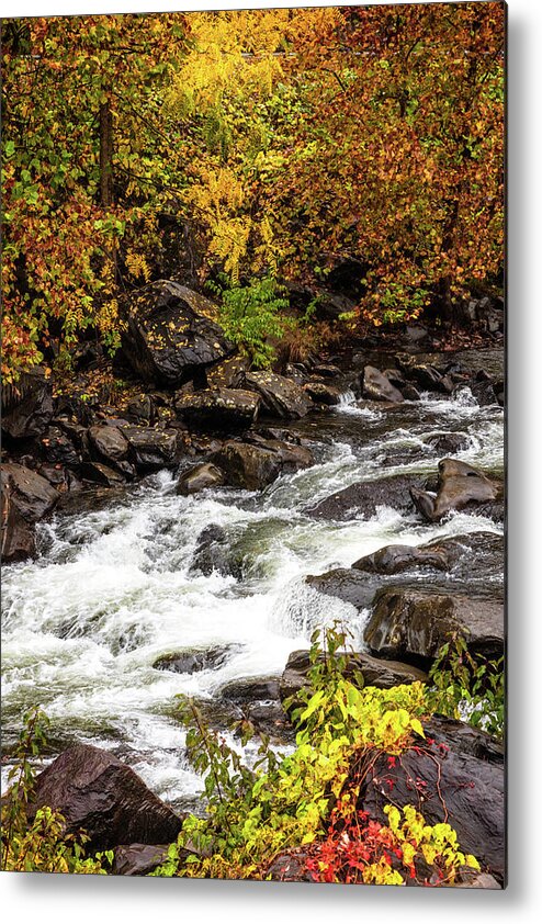 Carolina Metal Print featuring the photograph Cheoah River Cascades #2 by Debra and Dave Vanderlaan