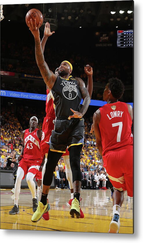 Demarcus Cousins Metal Print featuring the photograph Demarcus Cousins by Nathaniel S. Butler