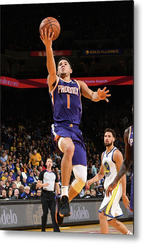 Devin Booker Metal Print featuring the photograph Devin Booker by Noah Graham