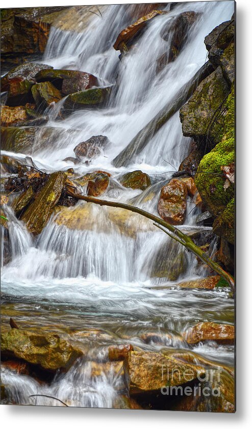 Waterfall Metal Print featuring the photograph Falling Water by Phil Perkins