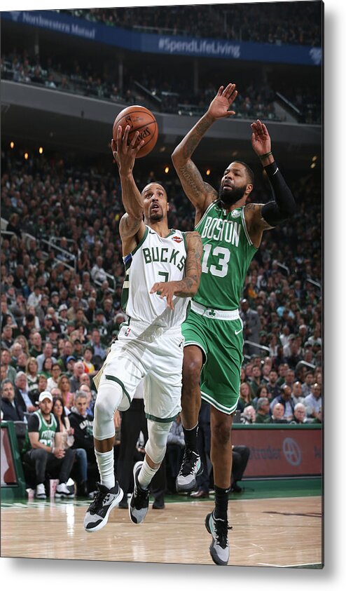 Playoffs Metal Print featuring the photograph George Hill by Gary Dineen