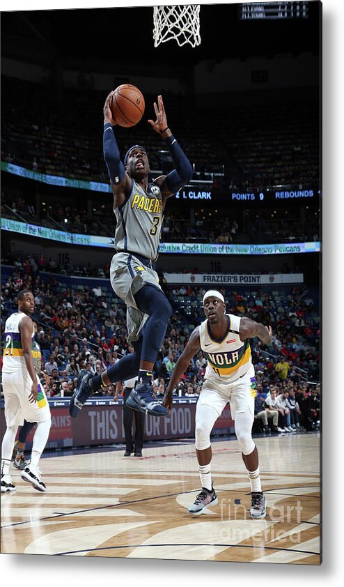 Aaron Holiday Metal Print featuring the photograph Jrue Holiday by Layne Murdoch Jr.