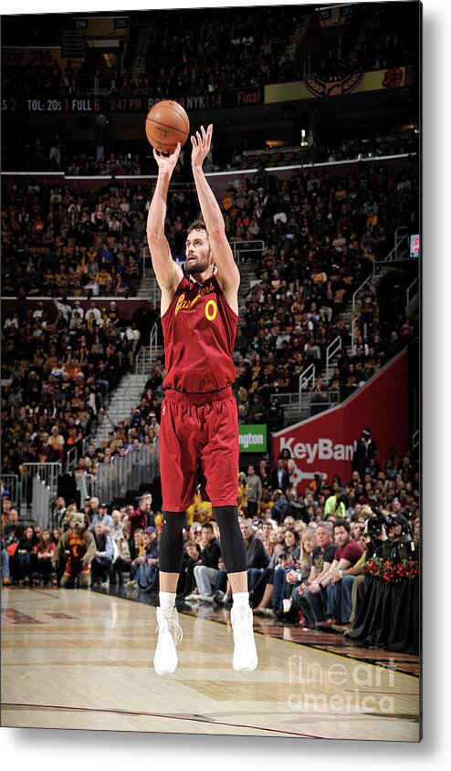 Kevin Love Metal Print featuring the photograph Kevin Love by David Liam Kyle