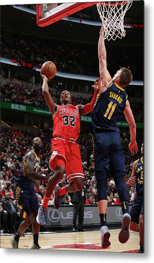 Kris Dunn Metal Print featuring the photograph Kris Dunn #2 by Gary Dineen