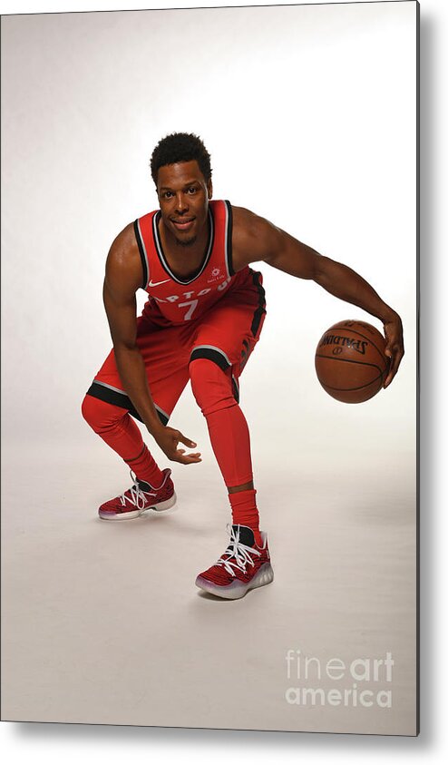 Media Day Metal Print featuring the photograph Kyle Lowry by Ron Turenne