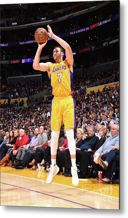 Nba Pro Basketball Metal Print featuring the photograph Larry Nance by Andrew D. Bernstein