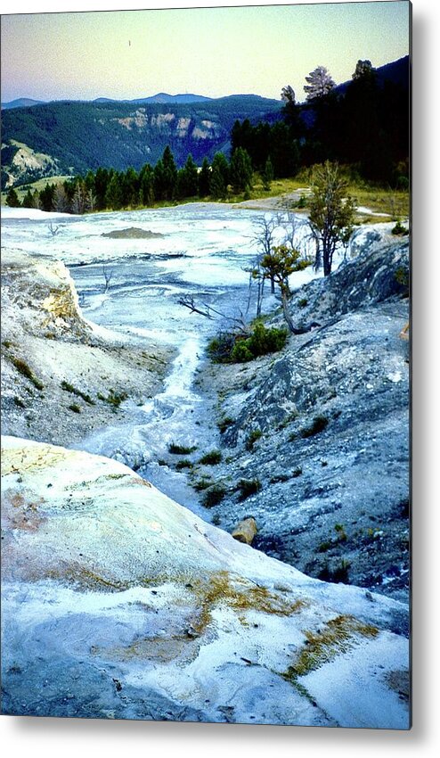  Metal Print featuring the photograph Mammoth Terraces #2 by Gordon James