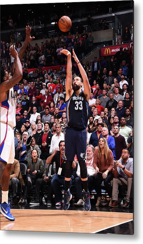 Nba Pro Basketball Metal Print featuring the photograph Marc Gasol by Andrew D. Bernstein
