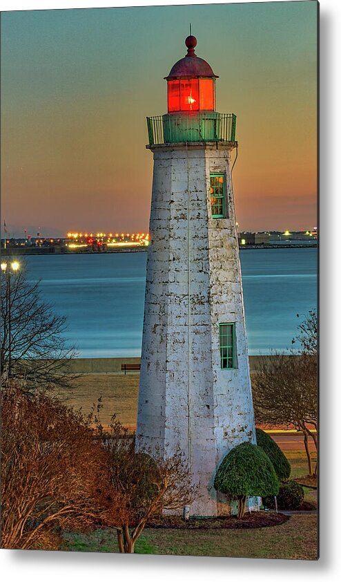 Fort Monroe Metal Print featuring the photograph Old Point Comfort Light #2 by Jerry Gammon