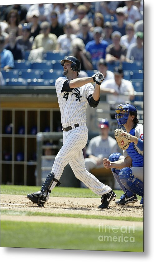 American League Baseball Metal Print featuring the photograph Paul Konerko by Ron Vesely