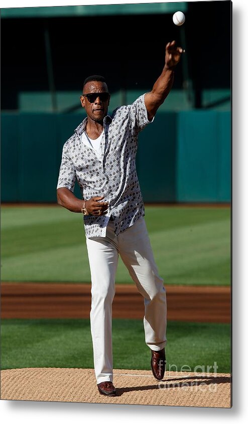 People Metal Print featuring the photograph Rickey Henderson by Jason O. Watson