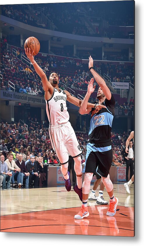 Spencer Dinwiddie Metal Print featuring the photograph Spencer Dinwiddie #2 by David Liam Kyle