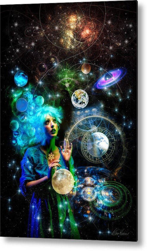 Astrology Metal Print featuring the photograph The Astrologer #2 by Diana Haronis