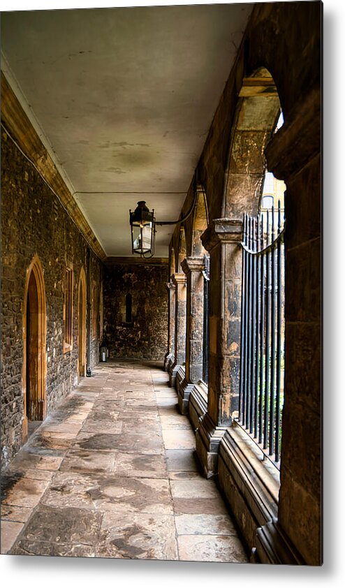 Westminster Abbey Metal Print featuring the photograph The Cloister #2 by Raymond Hill