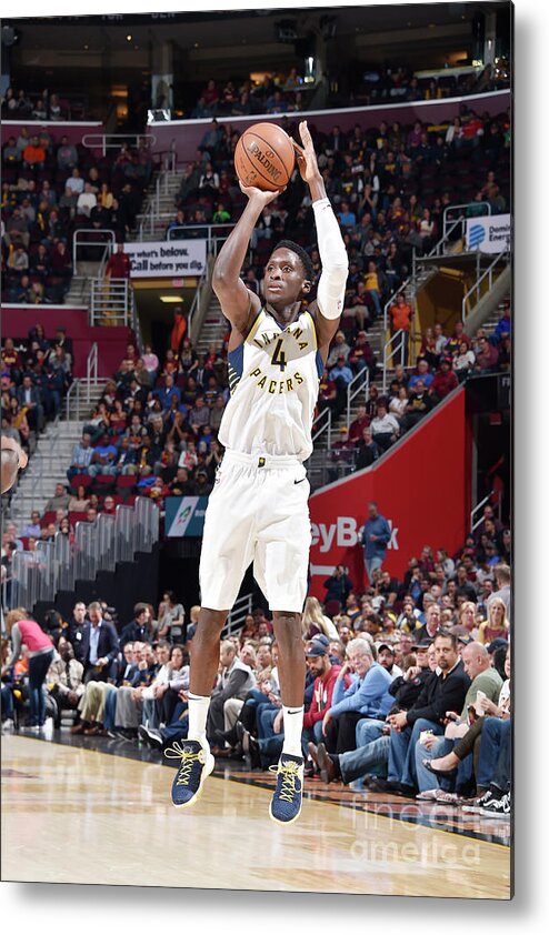Nba Pro Basketball Metal Print featuring the photograph Victor Oladipo by David Liam Kyle