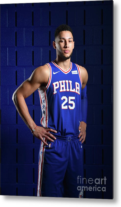 Media Day Metal Print featuring the photograph Ben Simmons by Jesse D. Garrabrant
