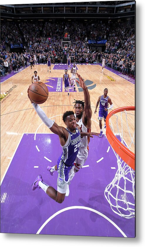Buddy Hield Metal Print featuring the photograph Buddy Hield #20 by Rocky Widner