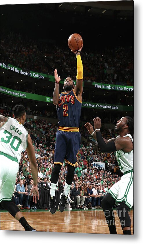 Playoffs Metal Print featuring the photograph Kyrie Irving by Nathaniel S. Butler