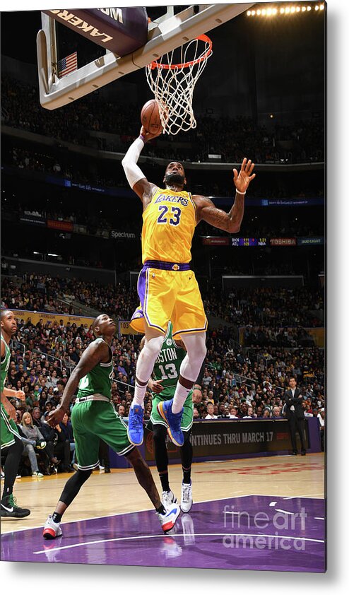 Lebron James Metal Print featuring the photograph Lebron James #20 by Andrew D. Bernstein
