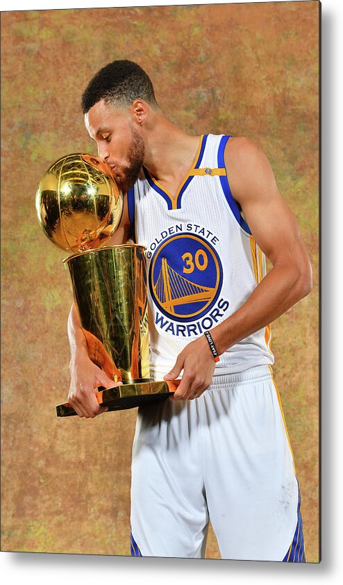 Stephen Curry Metal Print featuring the photograph Stephen Curry #20 by Jesse D. Garrabrant