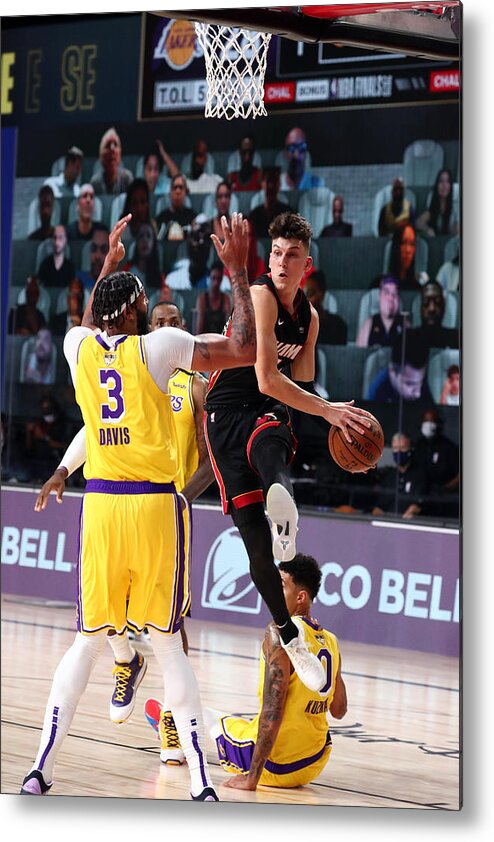 Playoffs Metal Print featuring the photograph 2020 NBA Finals - Miami Heat v Los Angeles Lakers by Nathaniel S. Butler