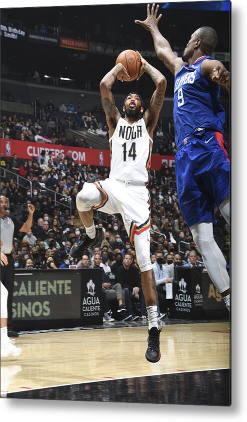 Brandon Ingram Metal Print featuring the photograph Brandon Ingram #21 by Andrew D. Bernstein