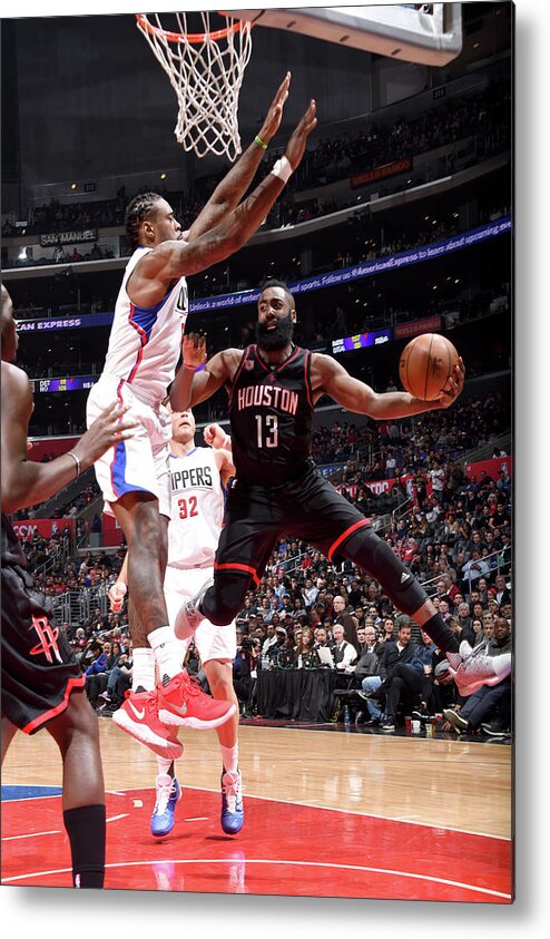 Nba Pro Basketball Metal Print featuring the photograph James Harden by Andrew D. Bernstein