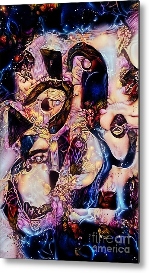 Contemporary Art Metal Print featuring the digital art 21 by Jeremiah Ray