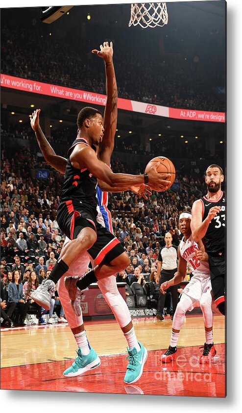 Kyle Lowry Metal Print featuring the photograph Kyle Lowry #21 by Ron Turenne