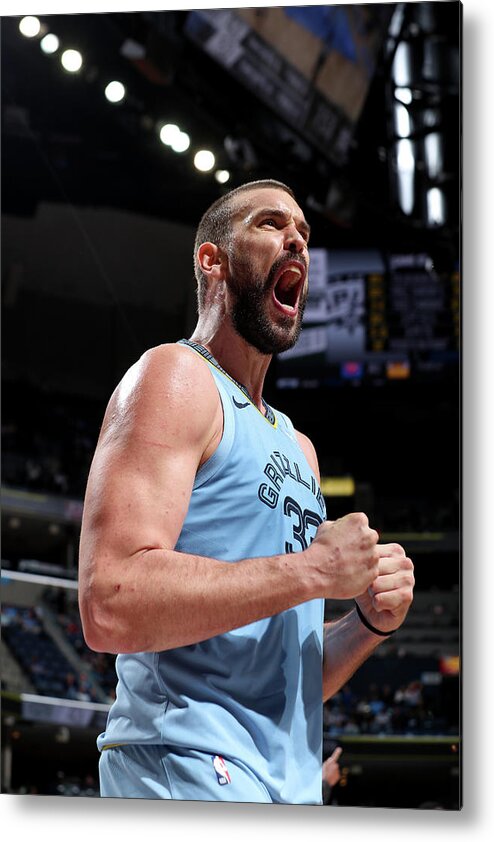 Marc Gasol Metal Print featuring the photograph Marc Gasol #21 by Joe Murphy