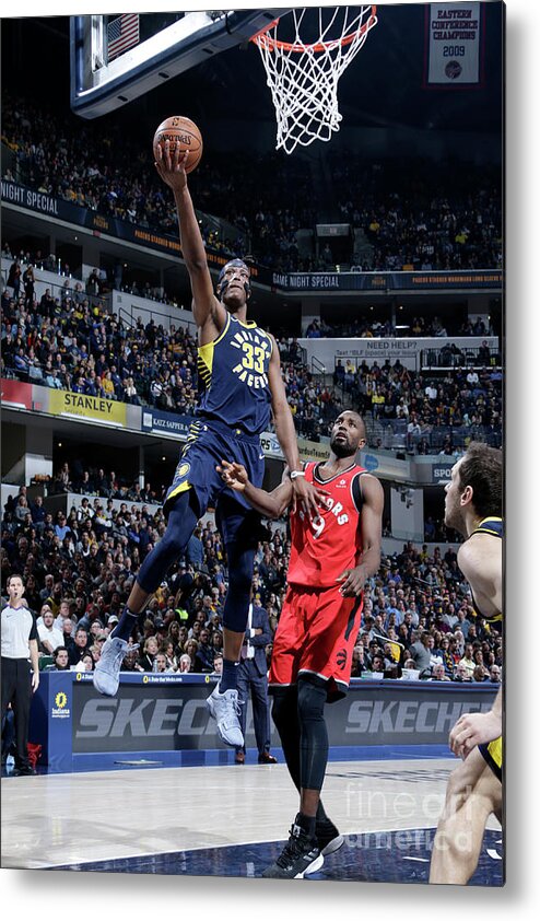 Myles Turner Metal Print featuring the photograph Myles Turner #21 by Ron Hoskins